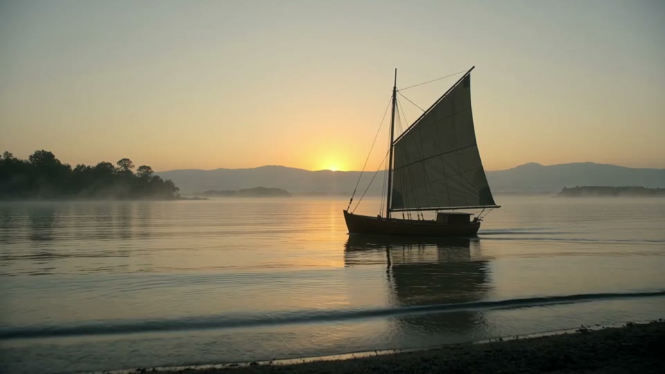 Continue the sailboat scene